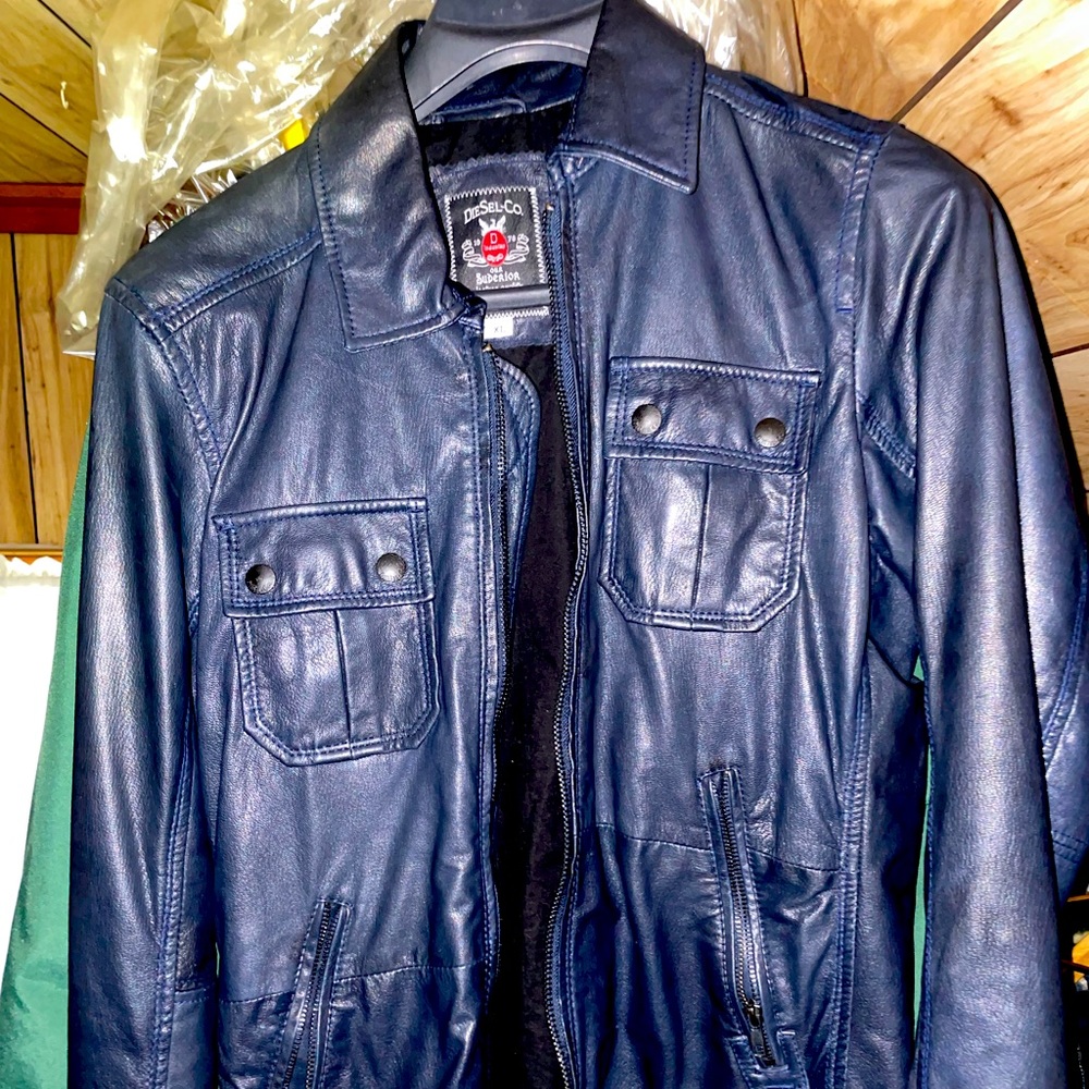 Diesel leather jacket size XL
